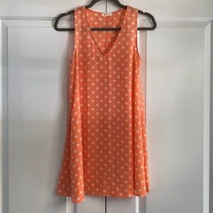 UPDATED Everly polka dot shift dress